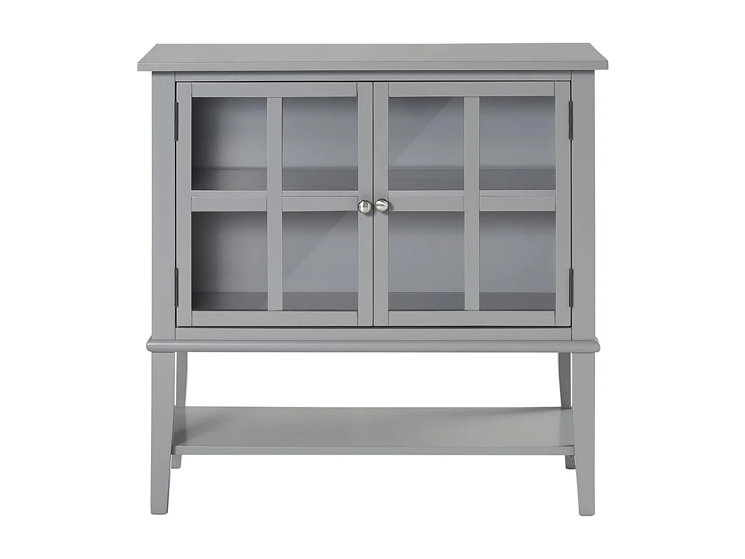 Franklin | Armoire avec 2 portes en MDF gris