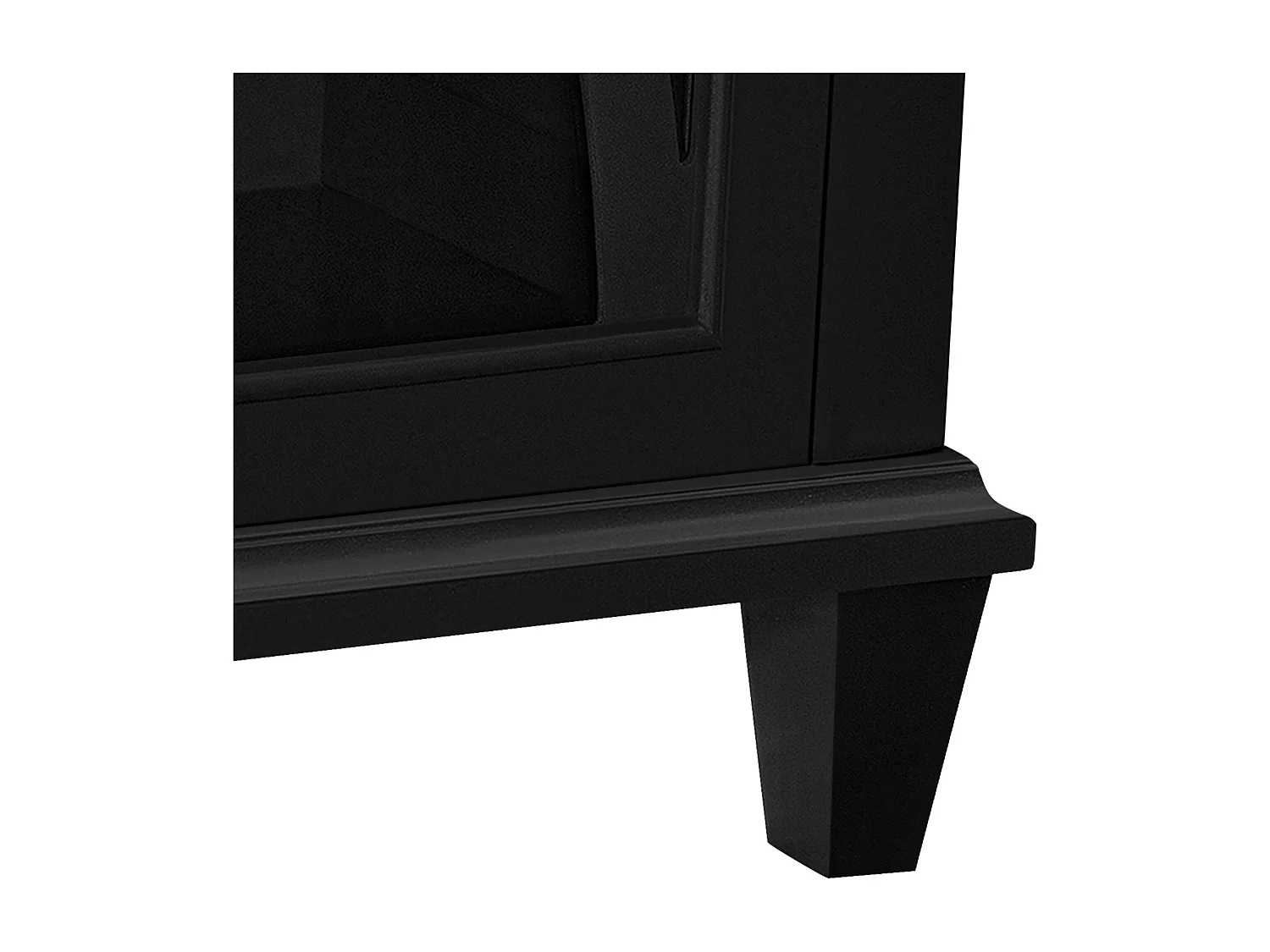 Ellington | Armoire avec 2 portes en MDF Noir