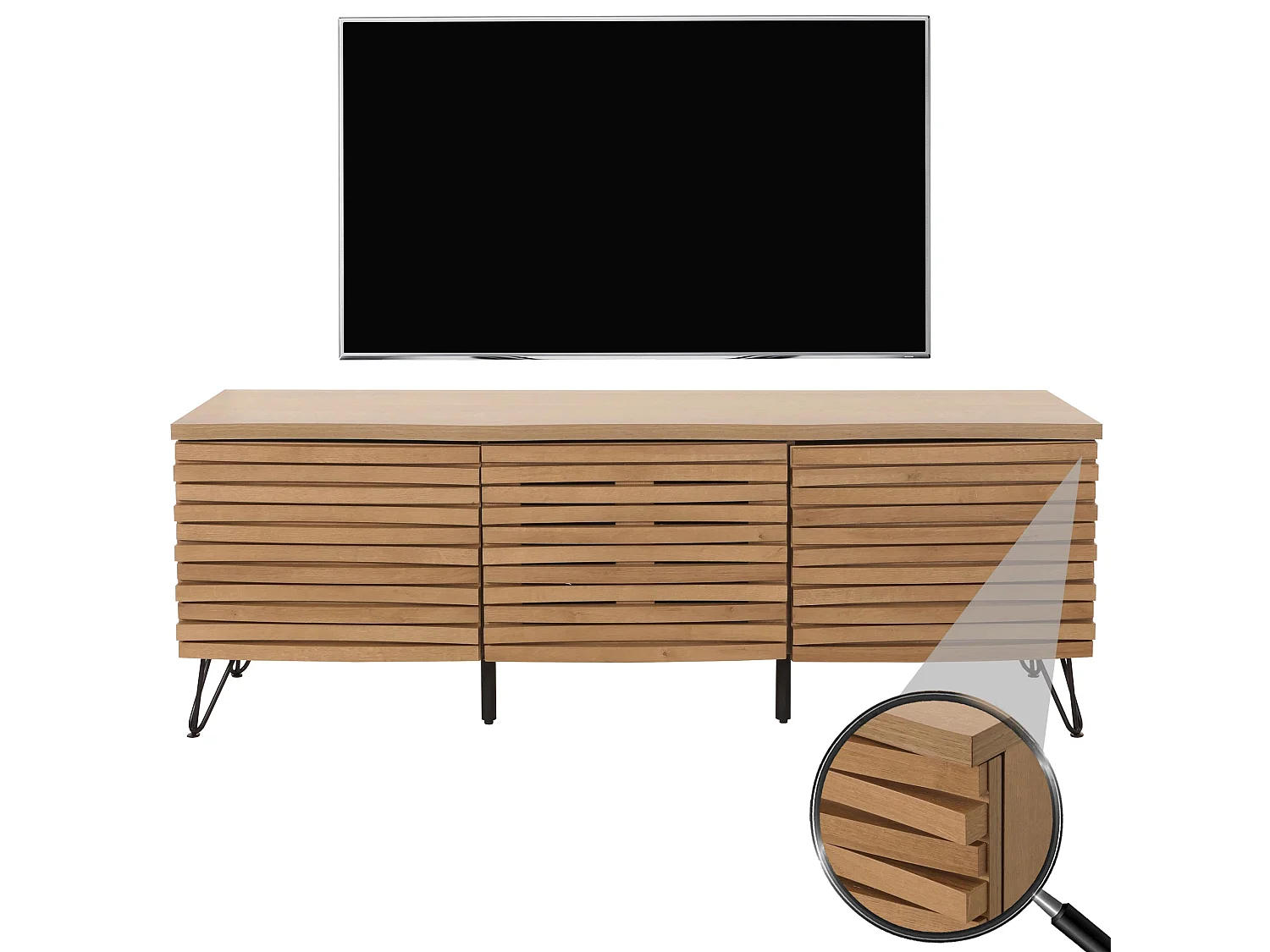 TV-rek MCW-M49,  naturel