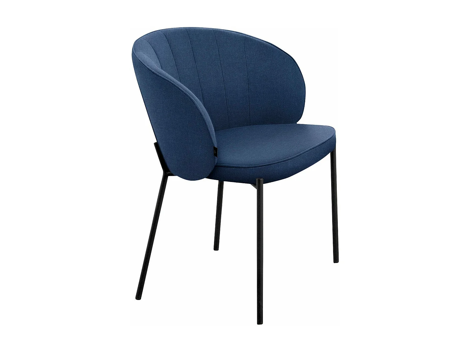 Keira | Sedia da pranzo in blu, confezione da 2