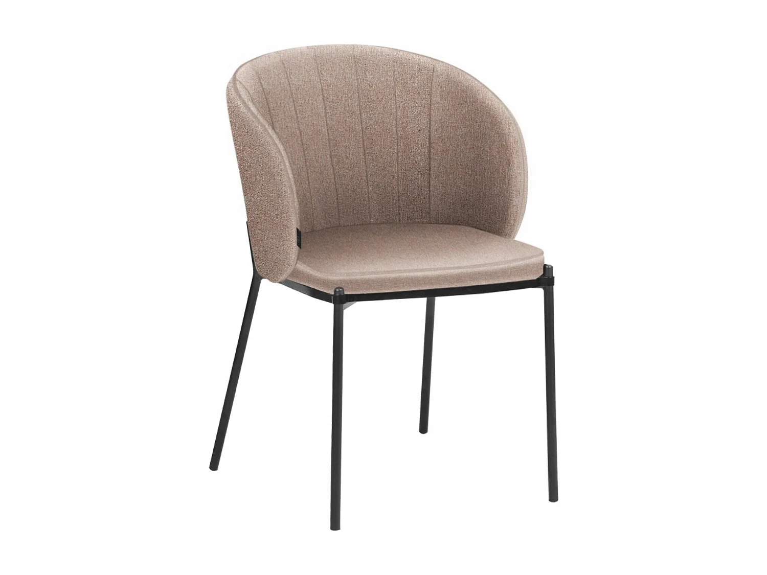 Keira | Fauteuil de salle à manger en cappucino, 2 pièces