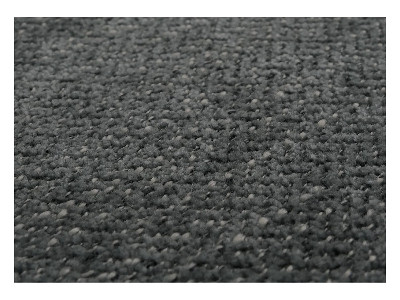 Chaise de salle à manger Littau Chenille (lot de 4),  gris foncé, pieds couleur naturelle