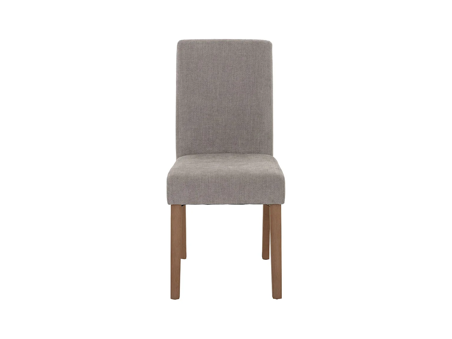 Chaise de salle à manger Littau Chenille (lot de 4),  gris clair, pieds couleur naturelle