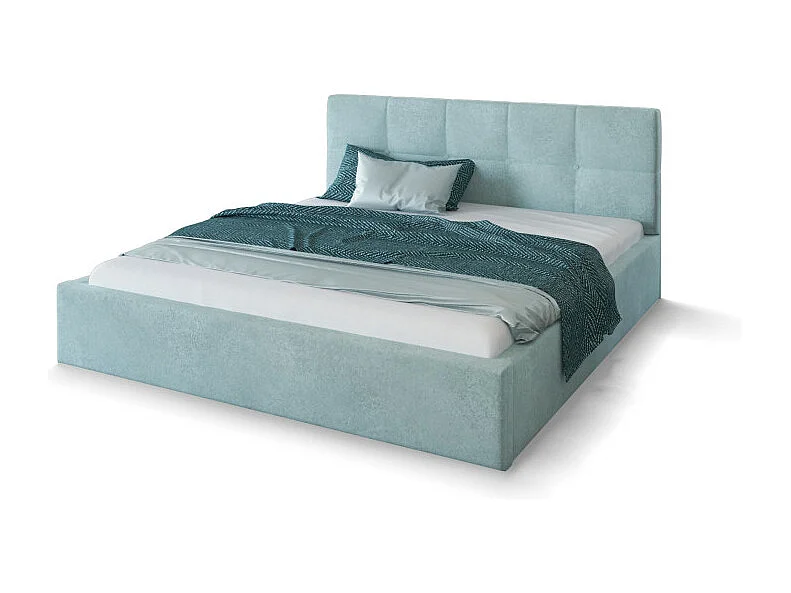 Lit coffre Vegas 180 x 200 cm avec sommier à lattes relevable Mint