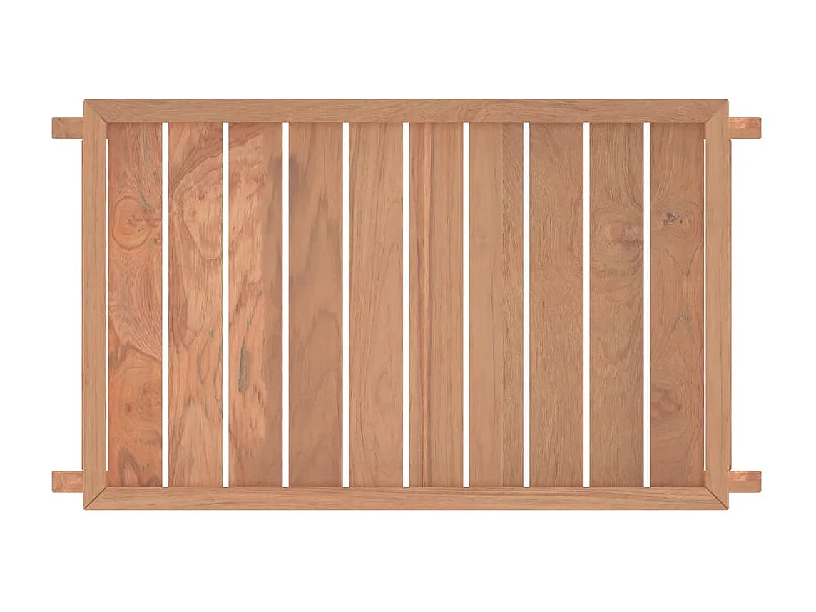 Klapptablett 55x35x25 cm Massivholz Teak