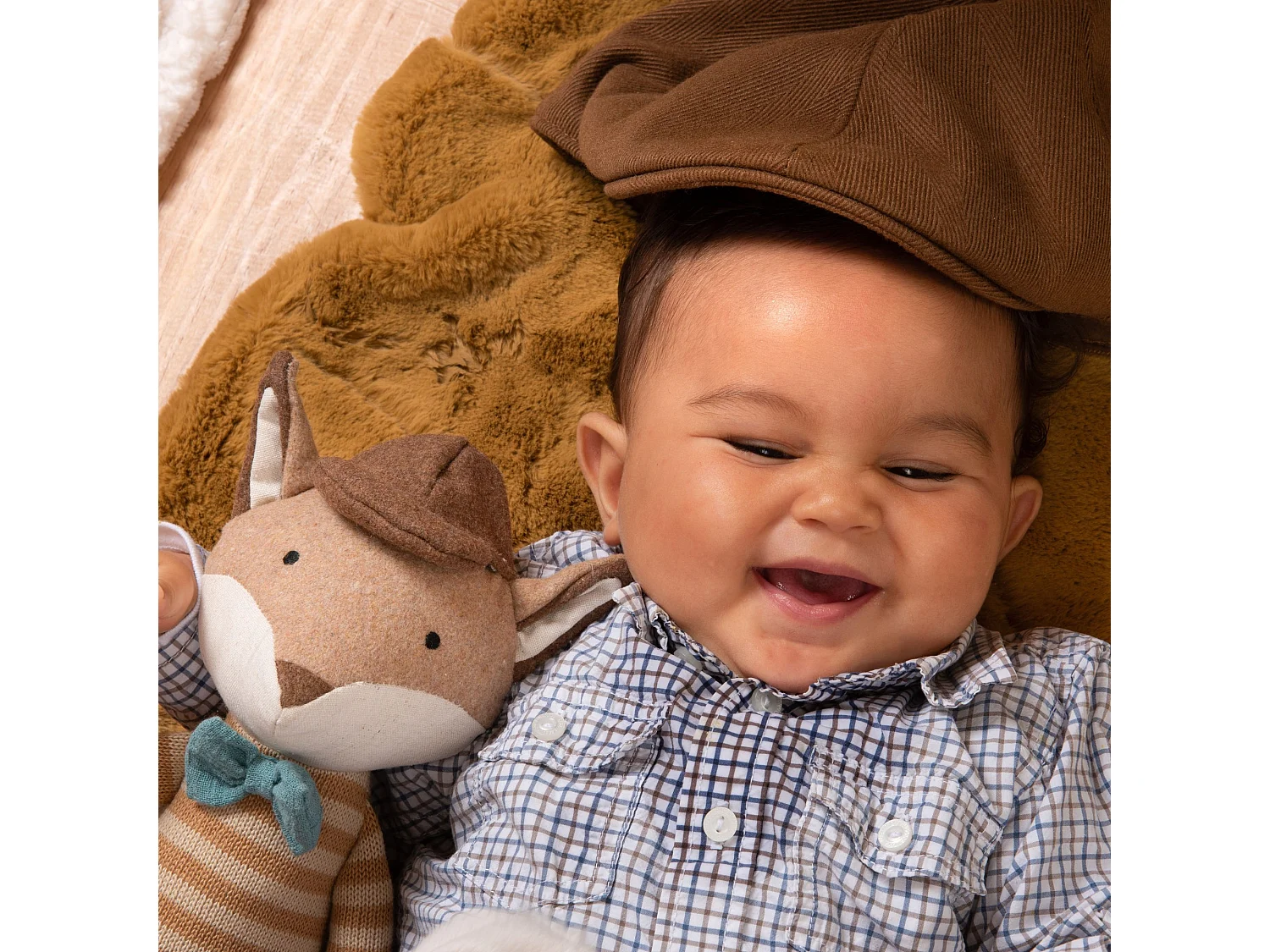 Peluche renard marron Nick Wilde 43x8x20cm