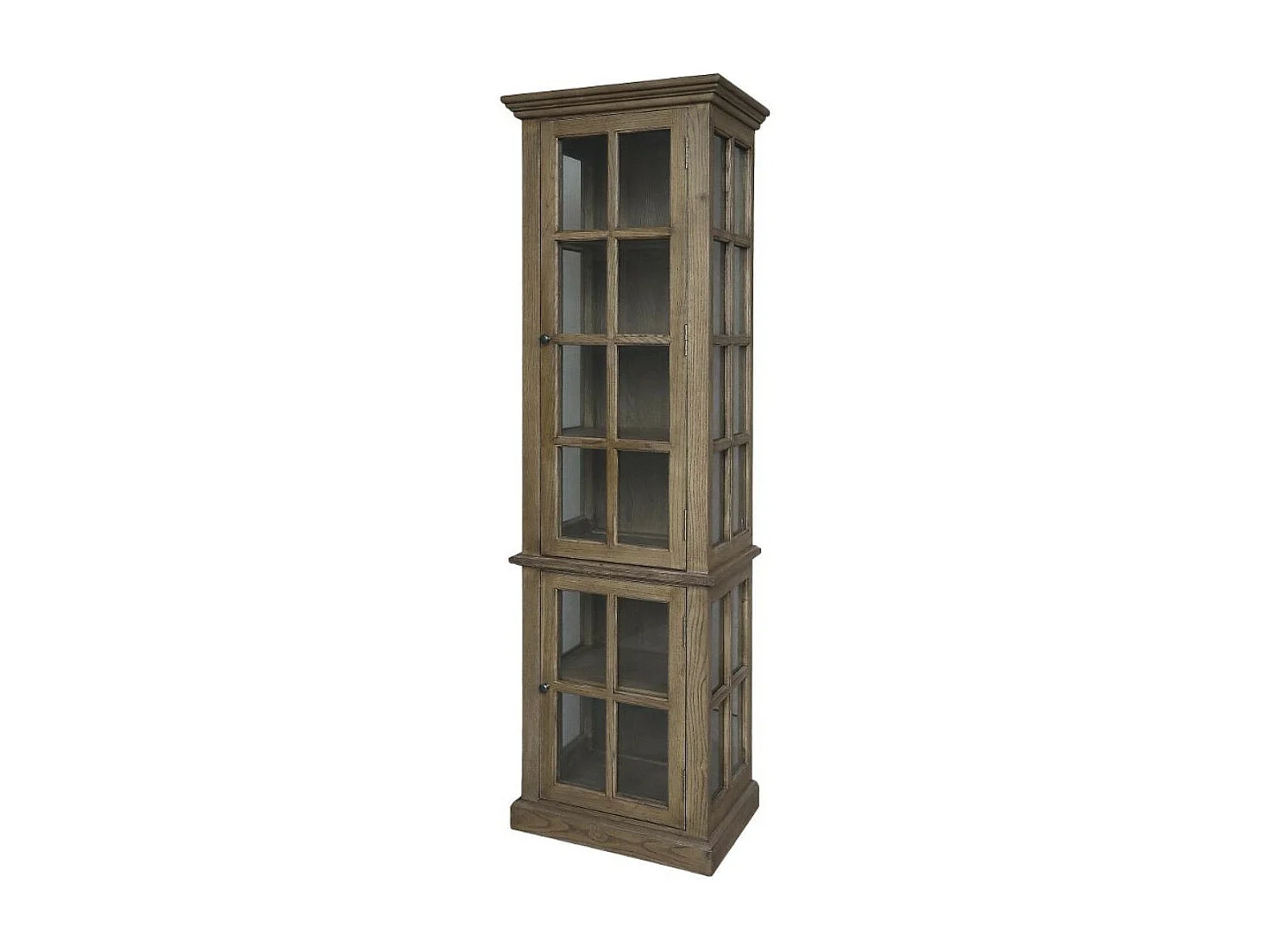 Armoire 2 portes rangement chambre salle de bain bois marron 196cm
