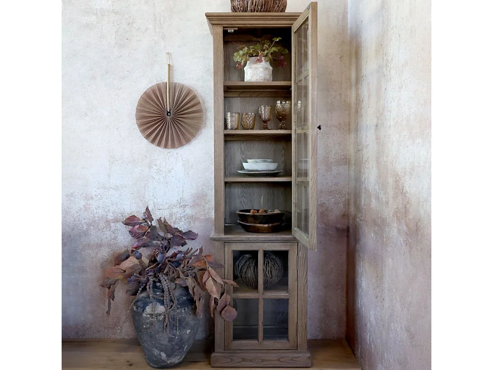 Armoire 2 portes rangement chambre salle de bain bois marron 196cm