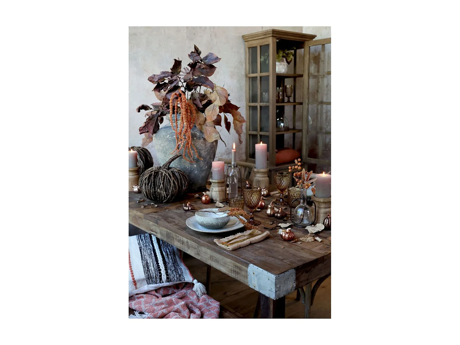 Armoire 2 portes rangement chambre salle de bain bois marron 196cm