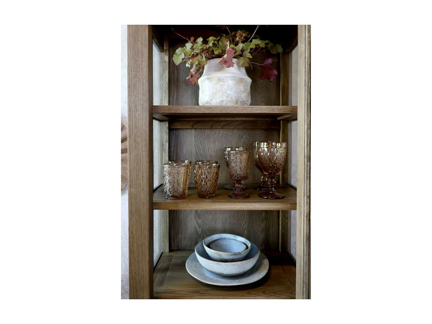 Armoire 2 portes rangement chambre salle de bain bois marron 196cm