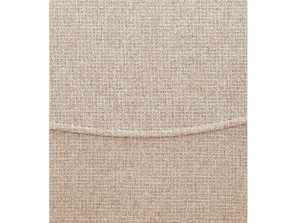 Pack de 4 sillas de 87x49x53 cm de tela en color beige con patas metálicas negras Nobles