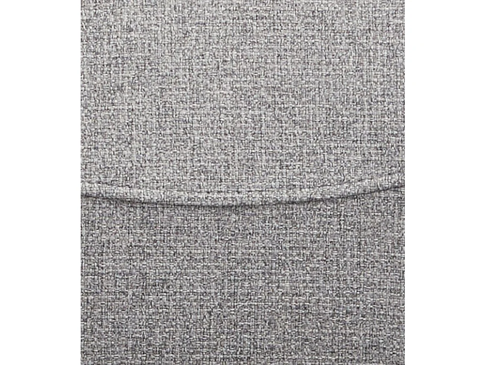 Pack de 4 sillas de 87x49x53 cm de tela en color gris con patas metálicas negras Nobles