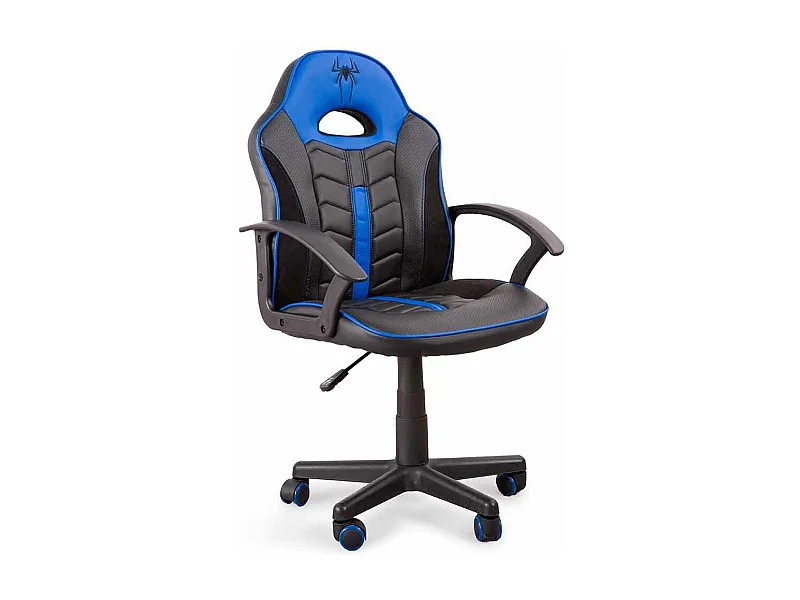 Silla Gaming juvenil  WIN Silla de escritorio infantil de piel sintética en color azul