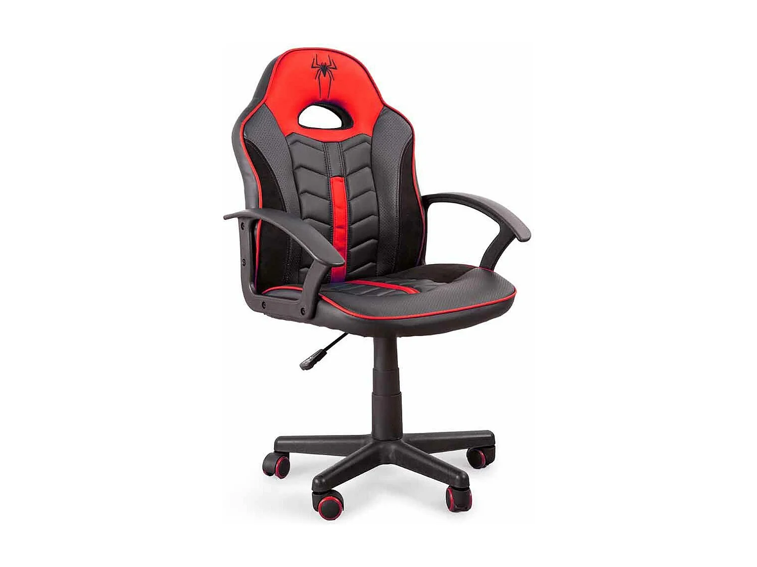 Silla Gaming juvenil  WIN Silla de escritorio infantil de piel sintética en color rojo