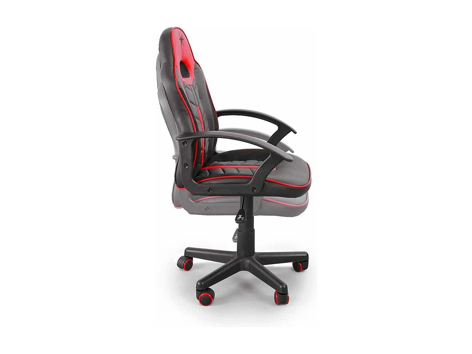 Silla Gaming juvenil  WIN Silla de escritorio infantil de piel sintética en color rojo
