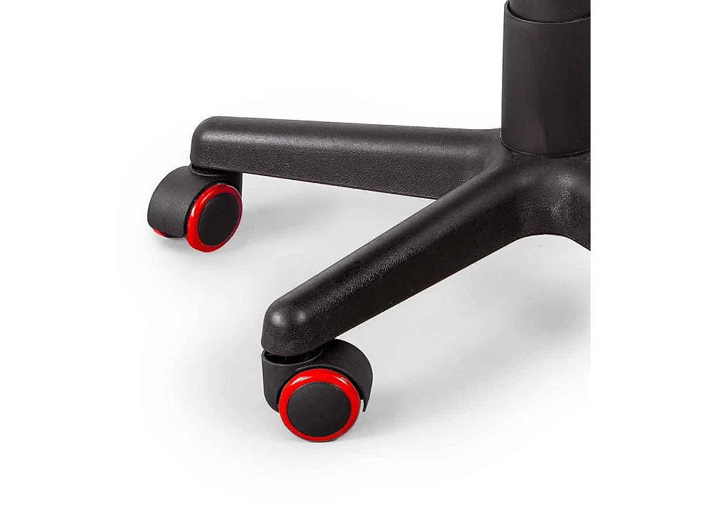 Silla Gaming juvenil  WIN Silla de escritorio infantil de piel sintética en color rojo