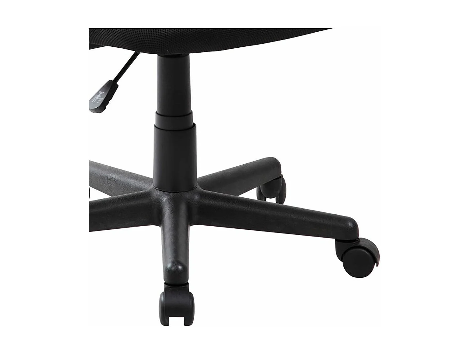 Silla de escritorio de 85-95x61x56 giratoria y elevable con ruedas en color turquesa Maya