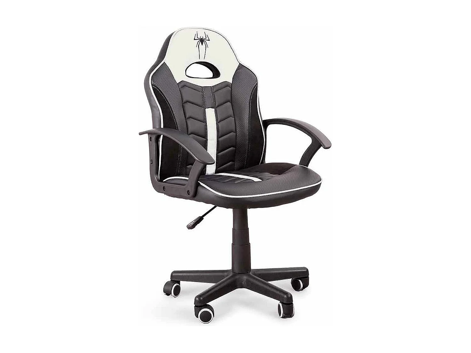 Silla Gaming juvenil  WIN Silla de escritorio infantil de piel sintética en color blanco