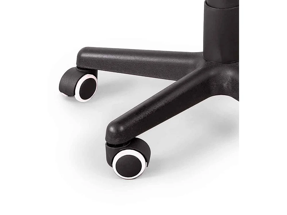 Silla Gaming juvenil  WIN Silla de escritorio infantil de piel sintética en color blanco