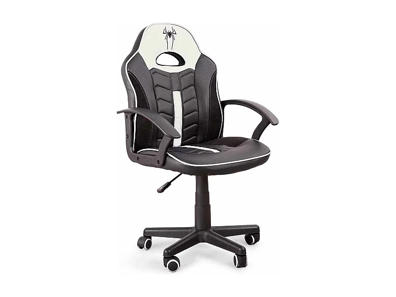 Silla Gaming juvenil  WIN Silla de escritorio infantil de piel sintética en color blanco