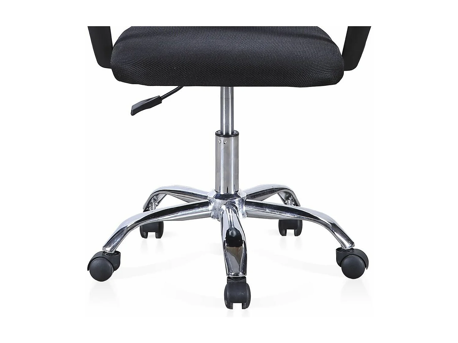 Silla de escritorio de 90-102x60x60 cm con respaldo transpirable en color rosa Vera