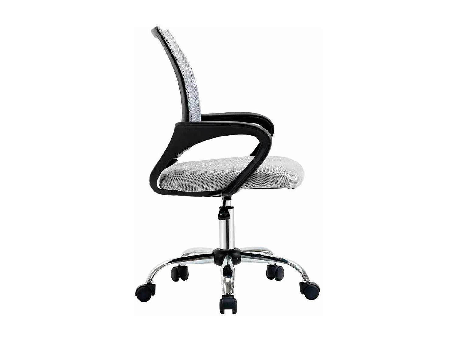 Silla de escritorio de 100x52x56 cm infantil giratoria y elevable en color gris Nala