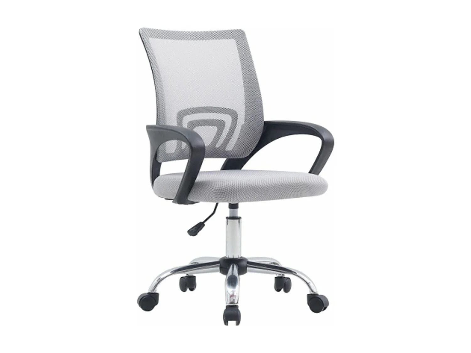 Silla de escritorio de 100x52x56 cm infantil giratoria y elevable en color gris Nala