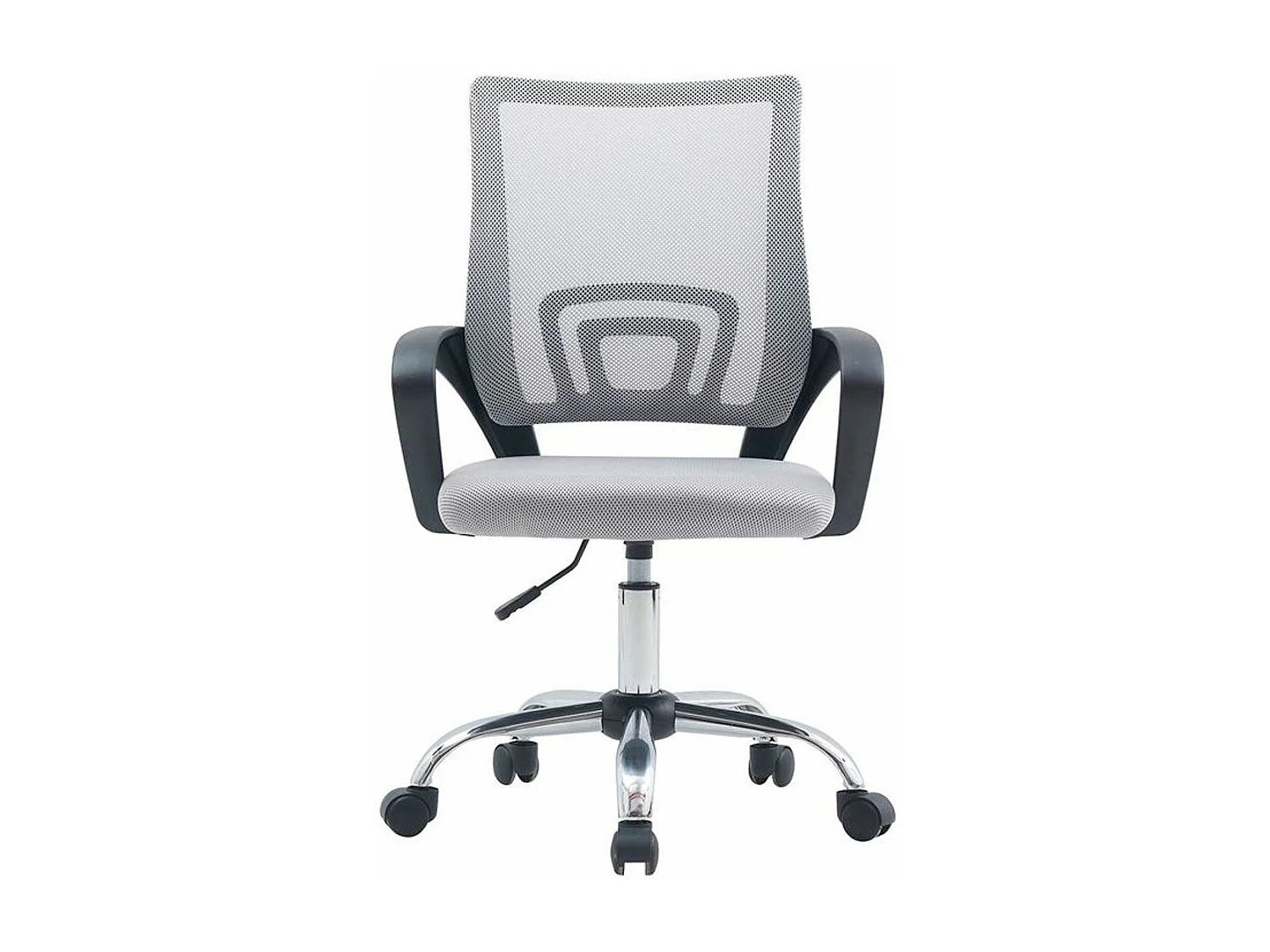 Silla de escritorio de 100x52x56 cm infantil giratoria y elevable en color gris Nala