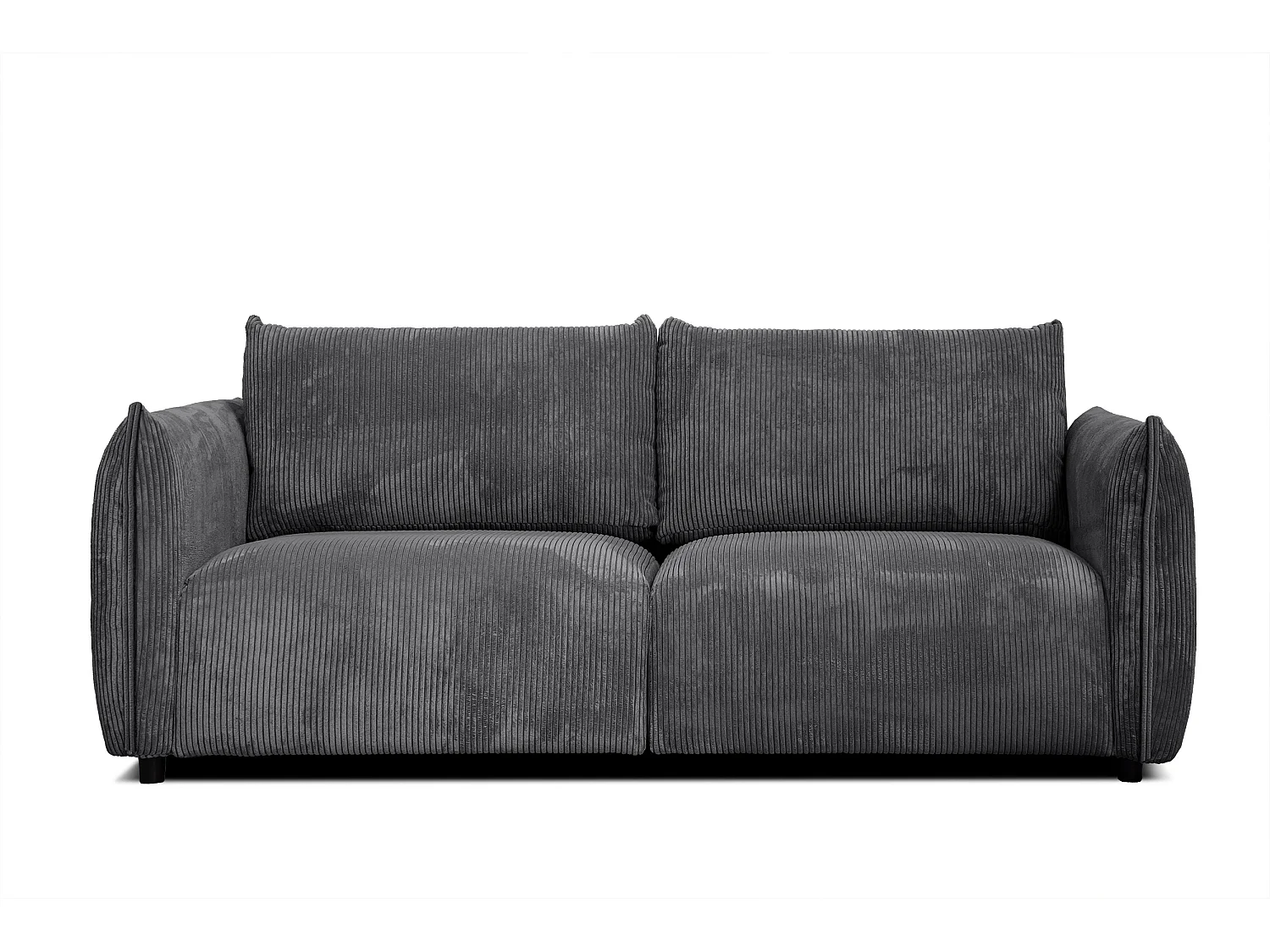 TAUER Sofa 3-Sitzer, dunkelgrau