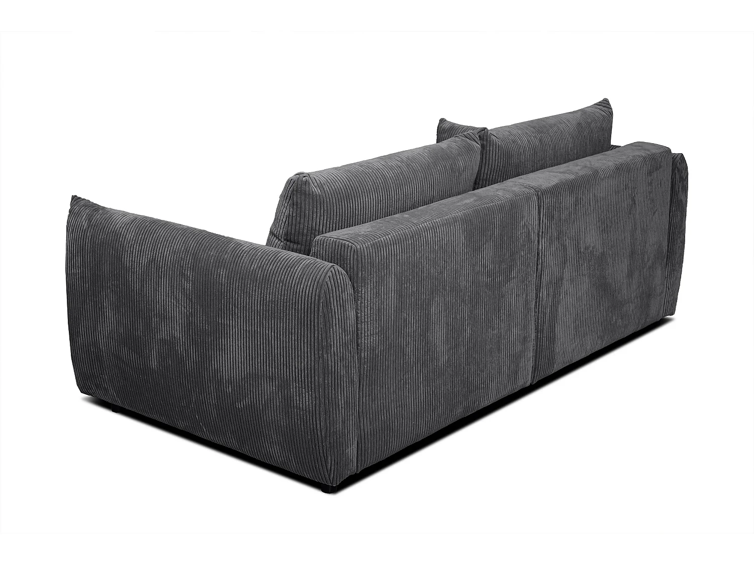 TAUER Sofa 3-Sitzer, dunkelgrau