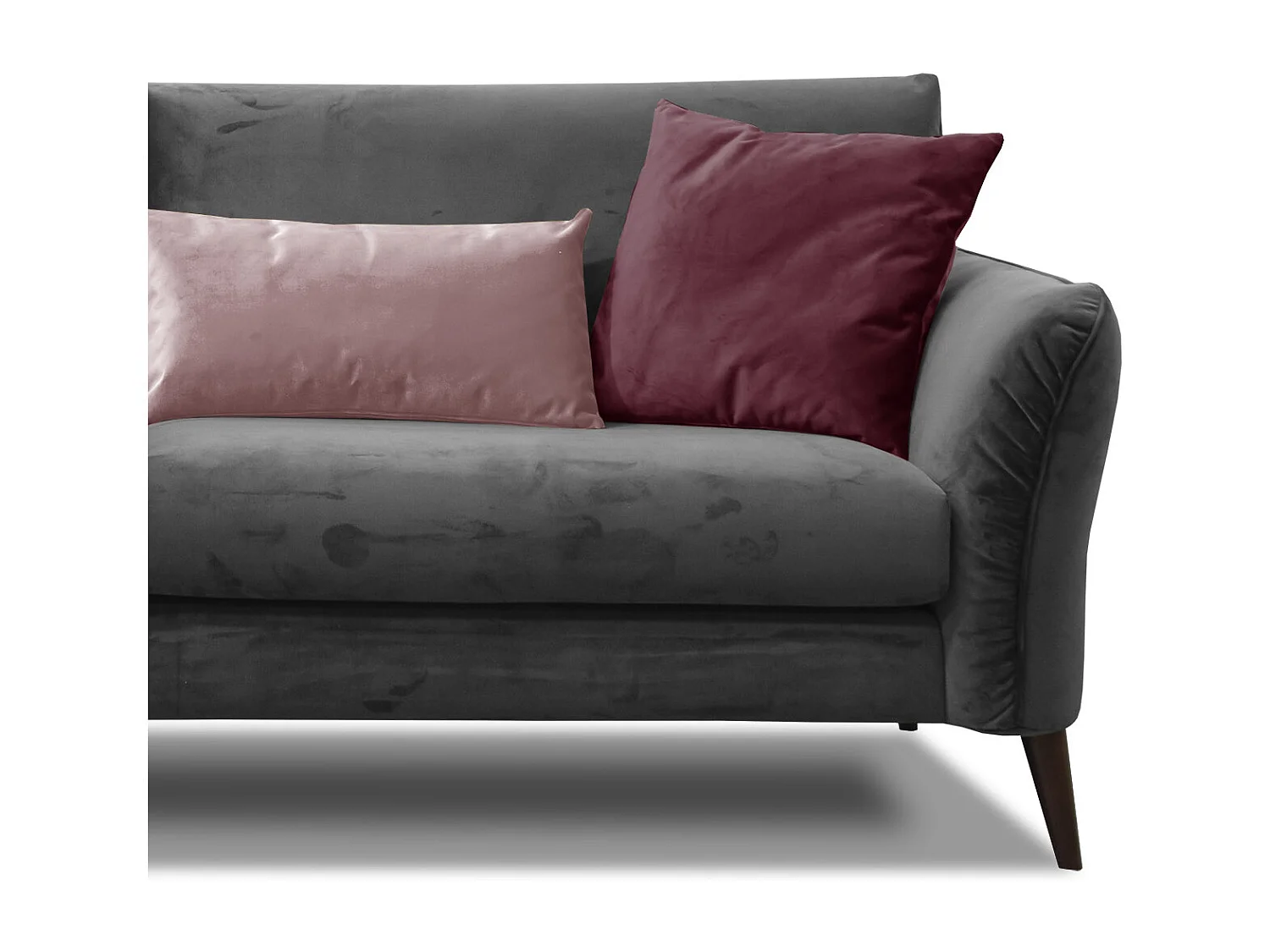 FIGARI Sofa 3-Sitzer, dunkelgrau