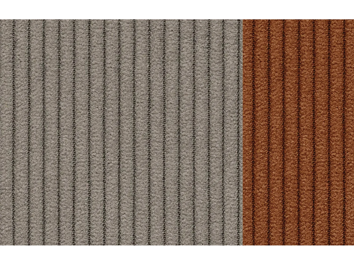 Canapé droit 3 places tissu beige - Oli