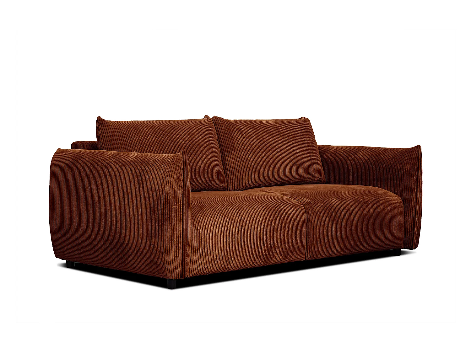 TAUER Sofa 3-Sitzer, orange