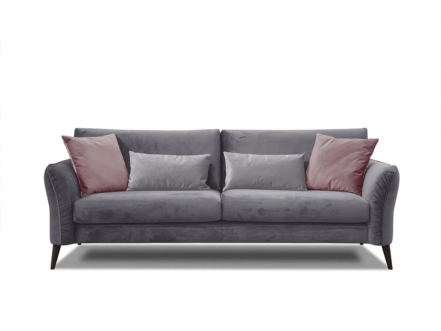 FIGARI Sofa 3-Sitzer, mauvegrau
