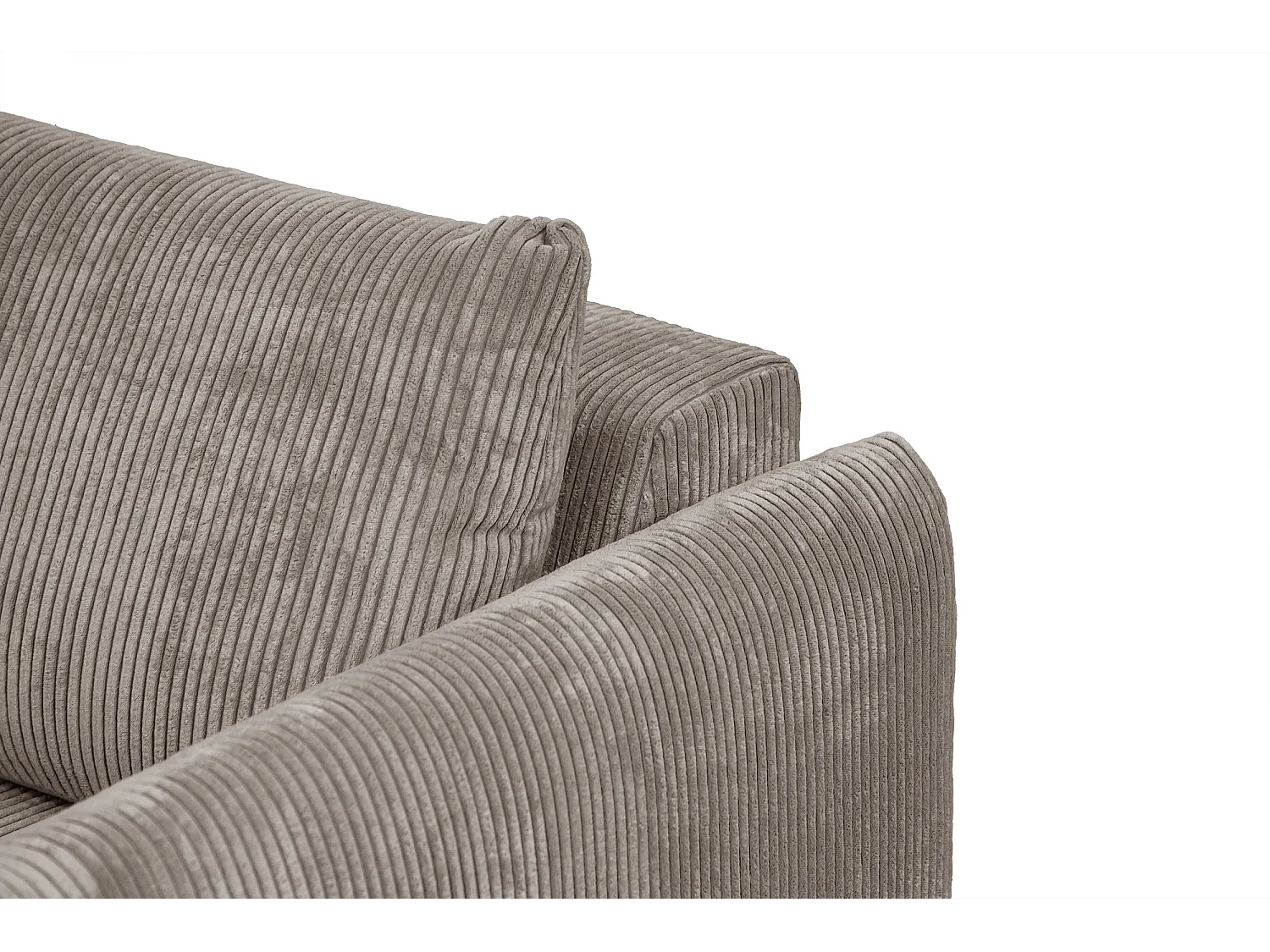 TAUER Sofa 3-Sitzer, taupe