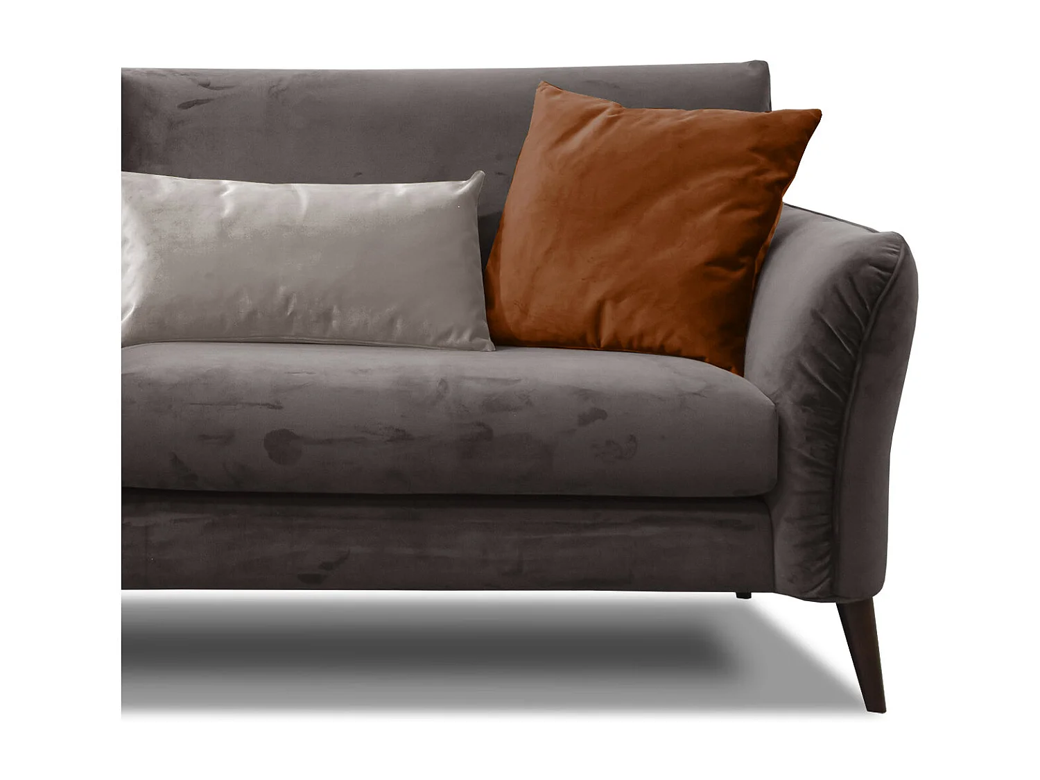 FIGARI Sofa 3-Sitzer, dunkelbraun