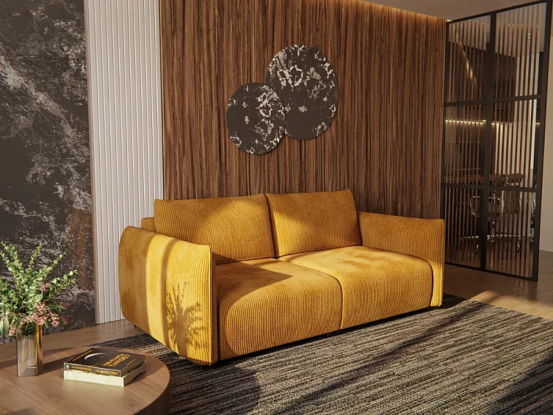 TAUER Sofa 3-Sitzer, safran