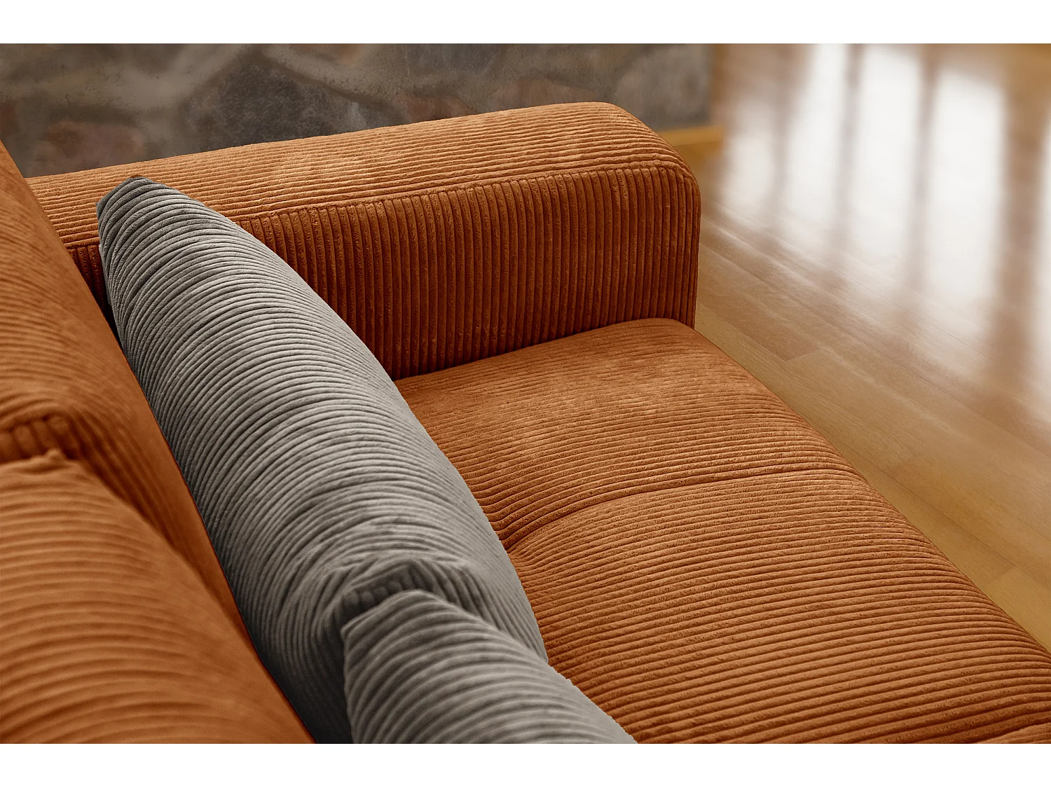 Oli - Sofa 3-Sitzer, orange