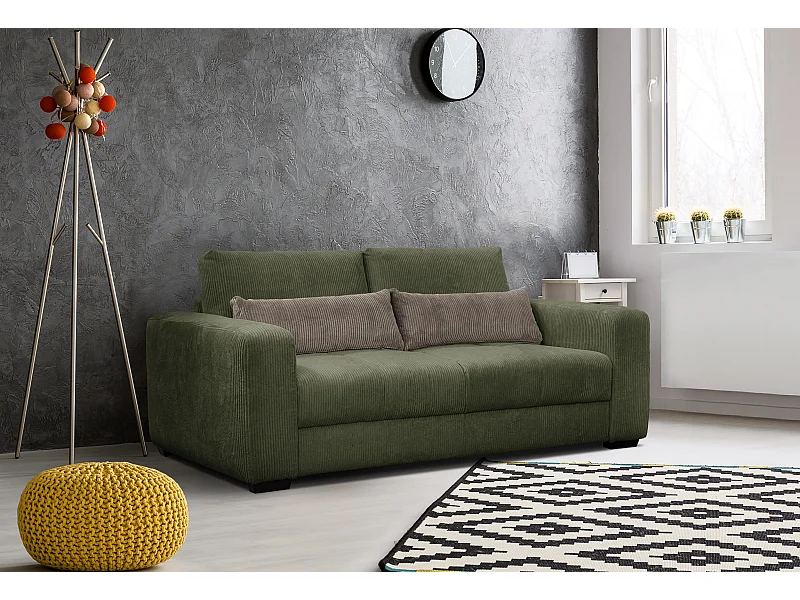 Oli - Sofa 3-Sitzer, olive