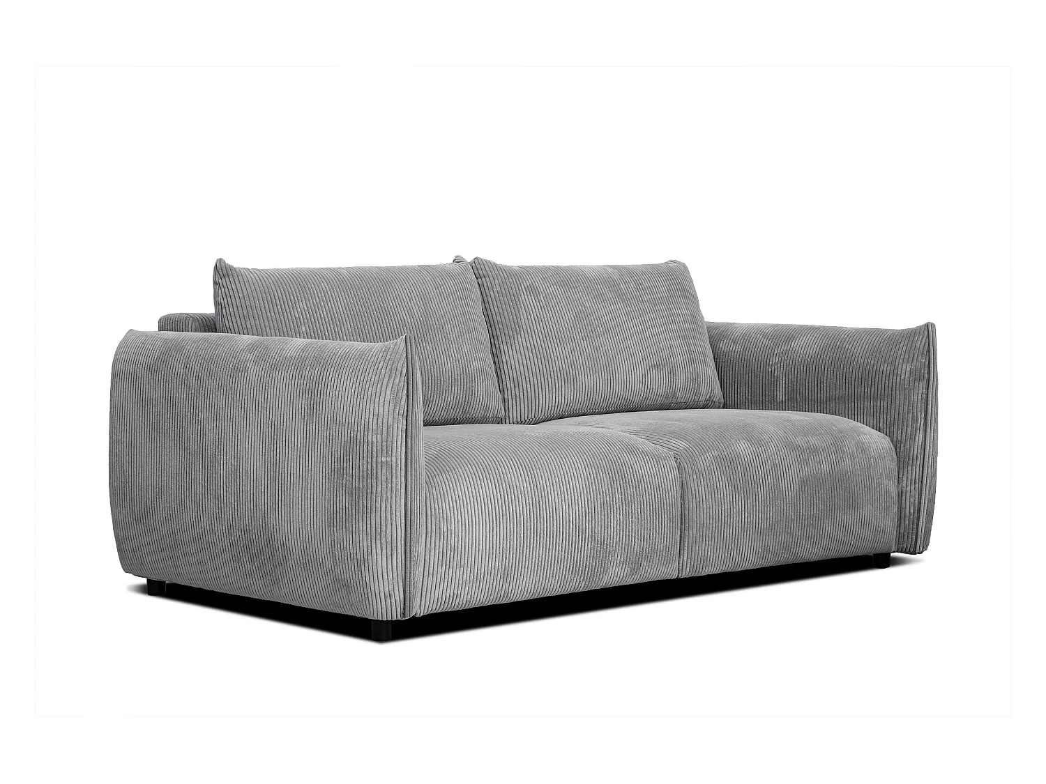 TAUER Sofa 3-Sitzer, hellgrau
