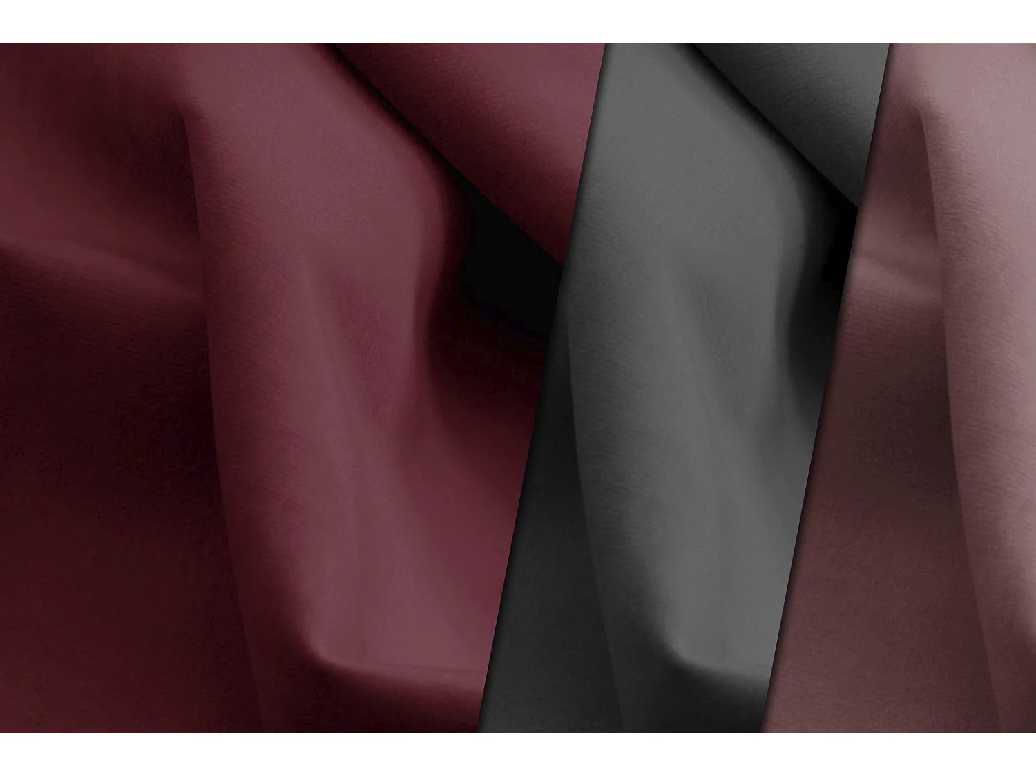 FIGARI Sofa 3-Sitzer, bordeaux