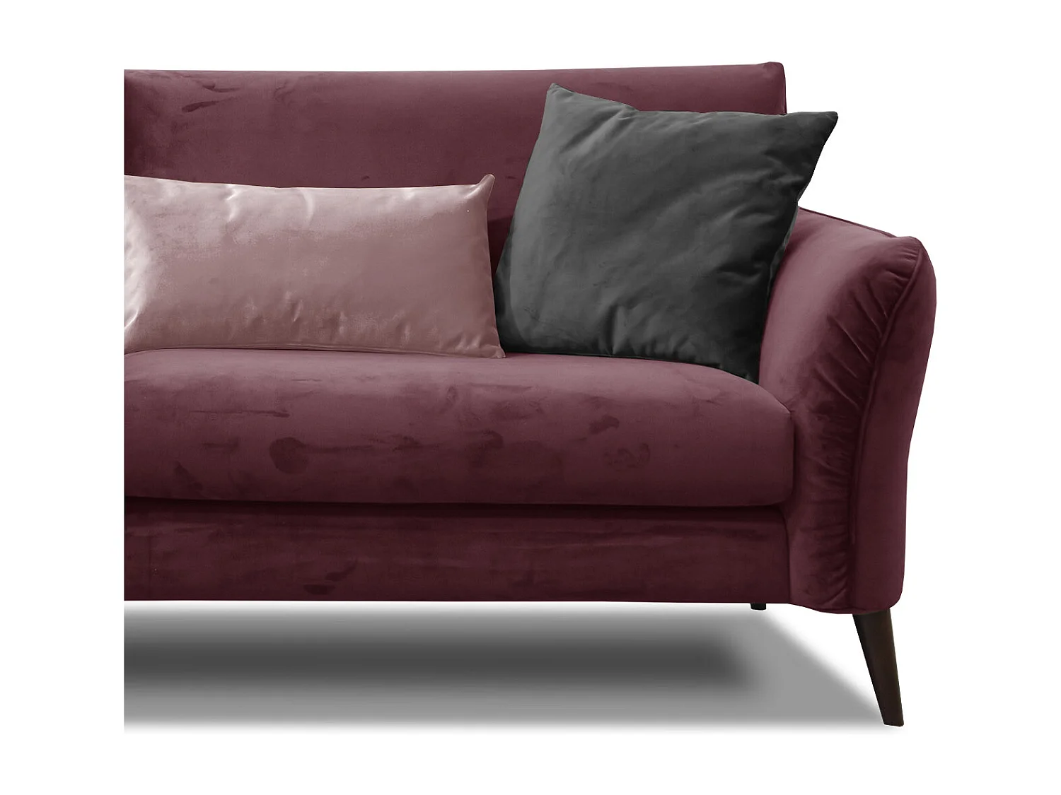 FIGARI Sofa 3-Sitzer, bordeaux