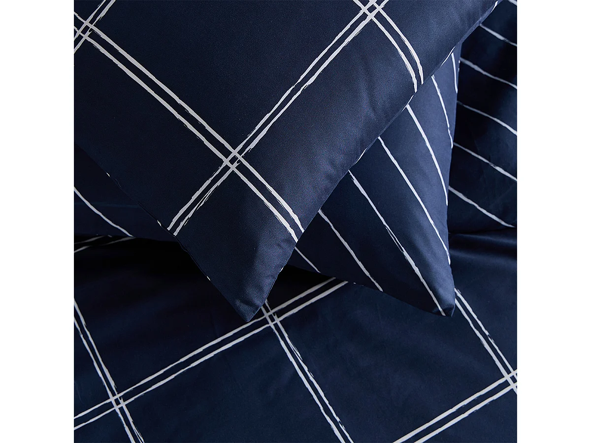 Parure de lit 2 personnes en microfibre 260x240cm