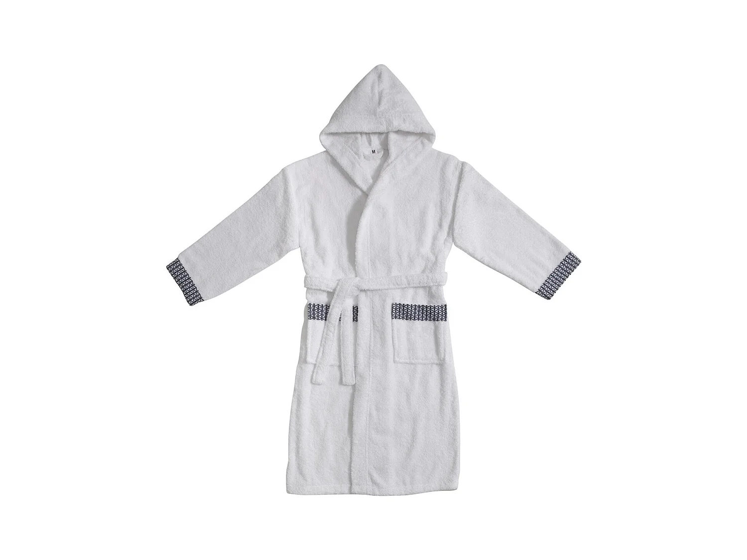 Peignoir adulte à capuche en coton éponge taille XXL - NAPOLI