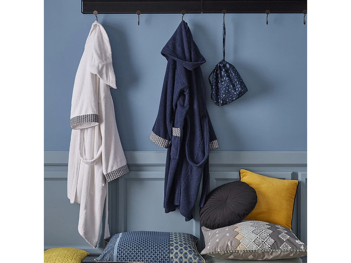 Peignoir adulte à capuche en coton éponge taille XL - NAPOLI