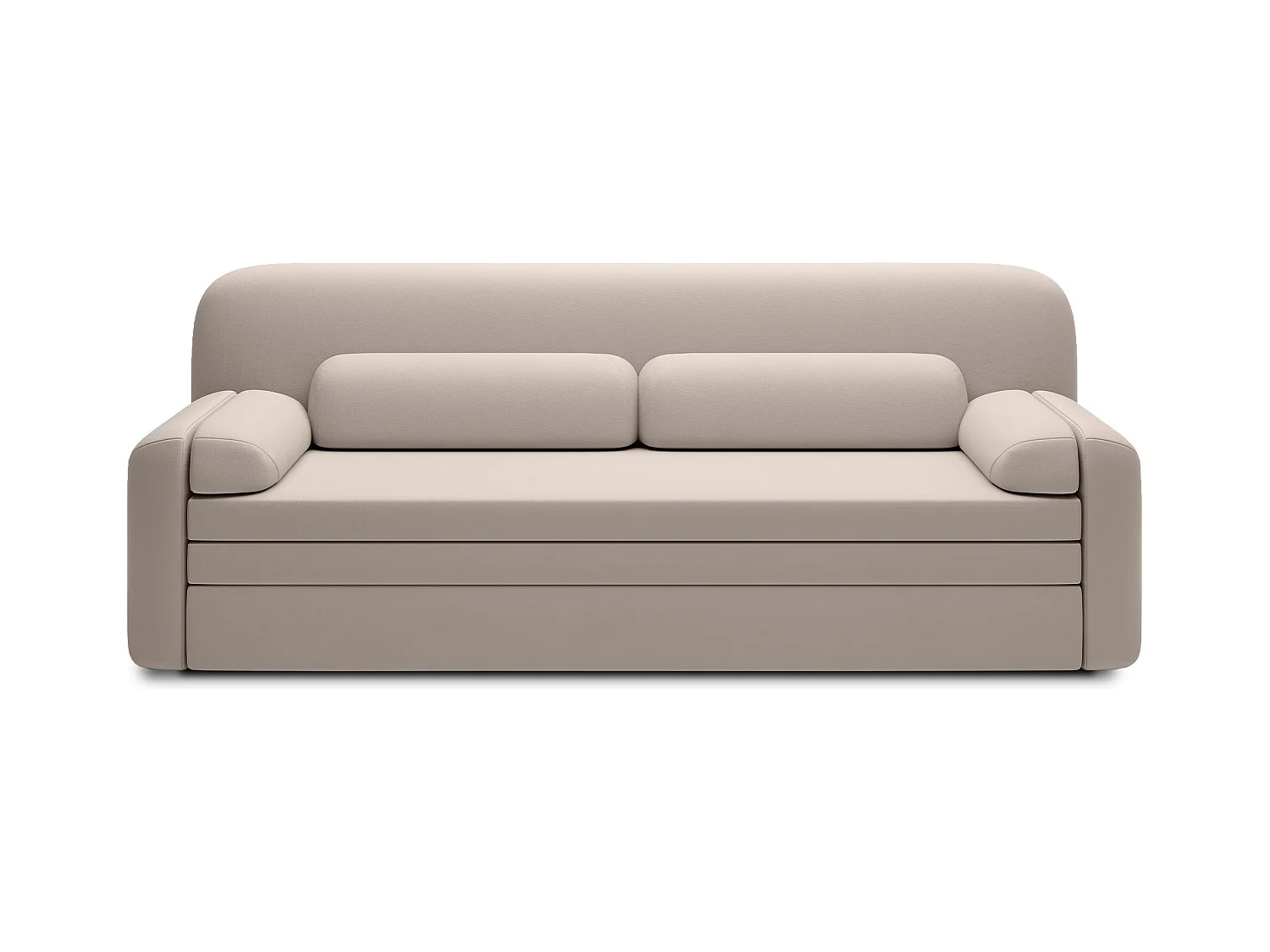 Canapé convertible BELOZE – Design moderne & fonctionnalité premium-Taupe