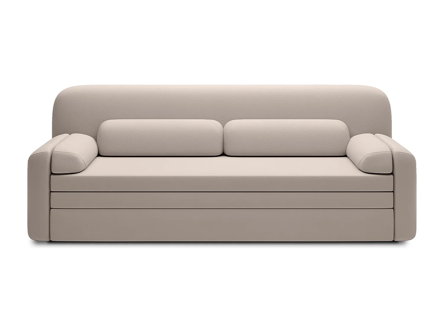 Canapé convertible BELOZE – Design moderne & fonctionnalité premium-Taupe