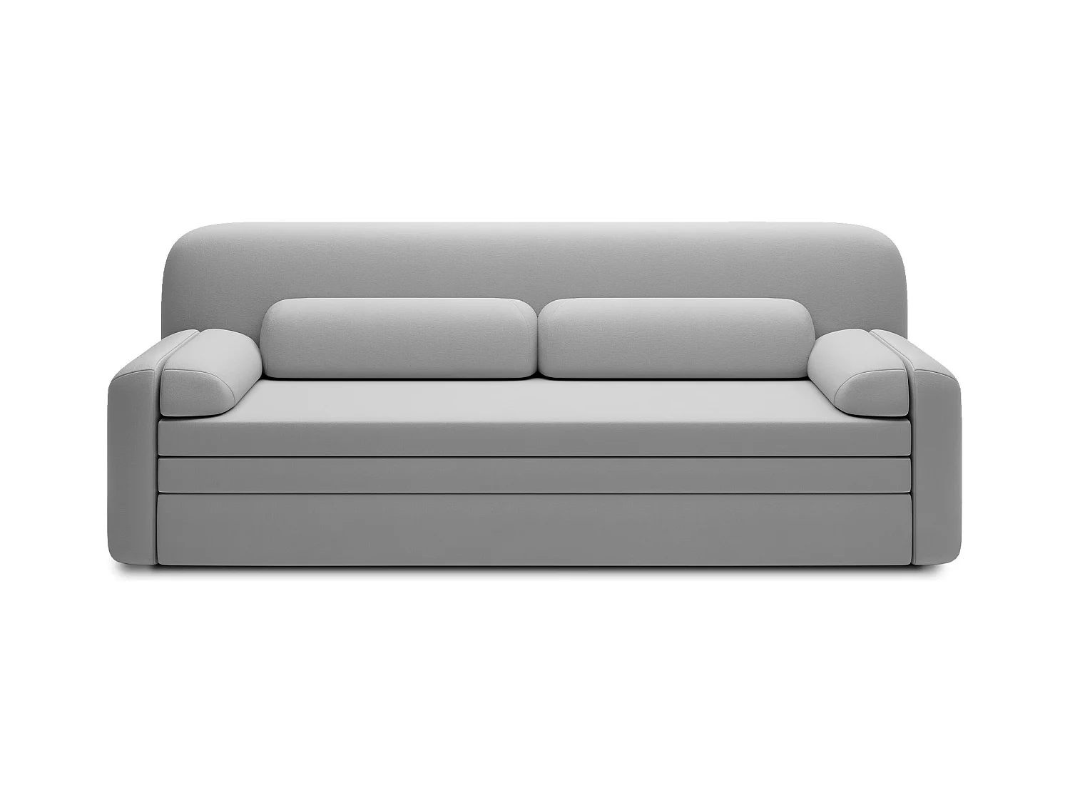 Canapé convertible BELOZE – Design moderne & fonctionnalité premium-Gris clair