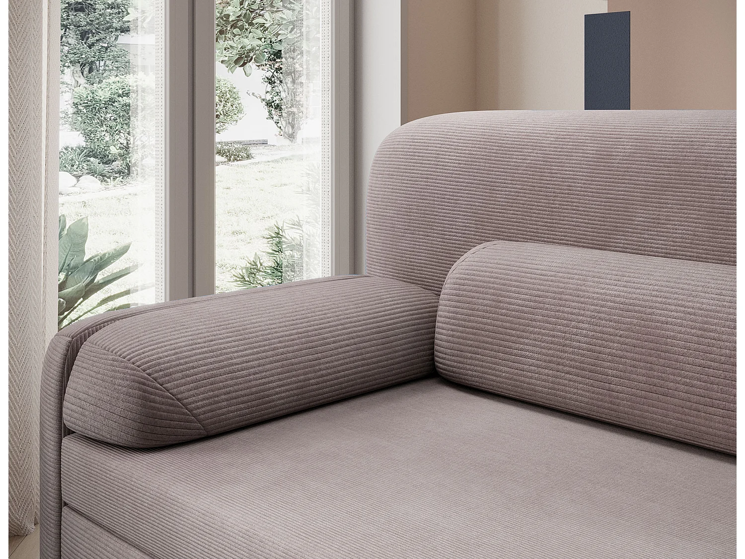 Canapé convertible BELOZE – Design moderne & fonctionnalité premium-Marron