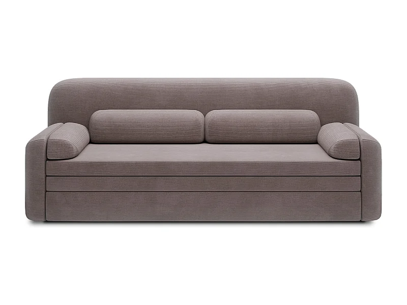 Canapé convertible BELOZE – Design moderne & fonctionnalité premium-Marron